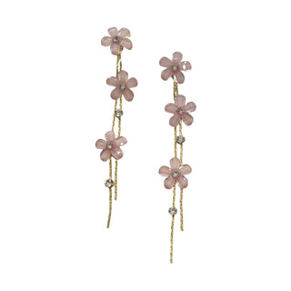 Colorful Falling Flower Earring