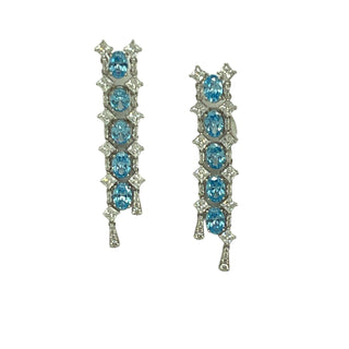 Stunning Aqua Dangles