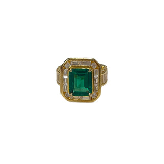 Green Statement Ring