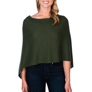 Army Green Cashmere Topper