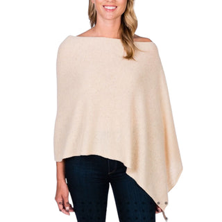 Mongolian Cream Cashmere Topper