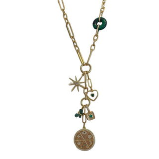 Green Charm Necklace