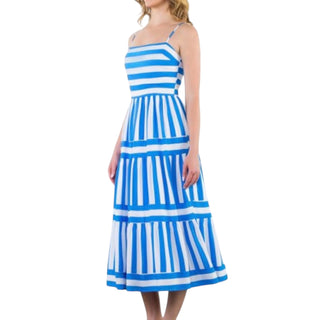 Blue Striped Dress