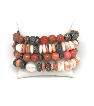 Orange Bracelet Set