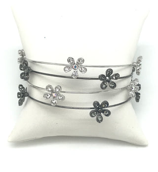 Wire Flower Bracelet