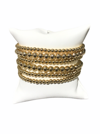 Gold Beaded Bracelet