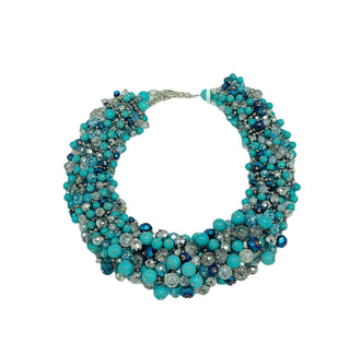 Turquoise Bib Statement Necklace