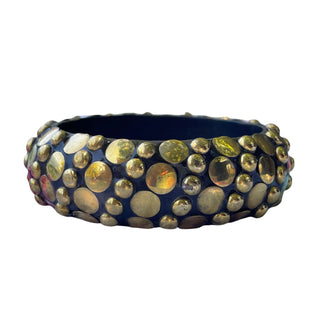 Gold Grommet Bangles